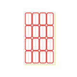 100pcs Self Adhesive Price Stickers Blank Name Number Labels for Inventory