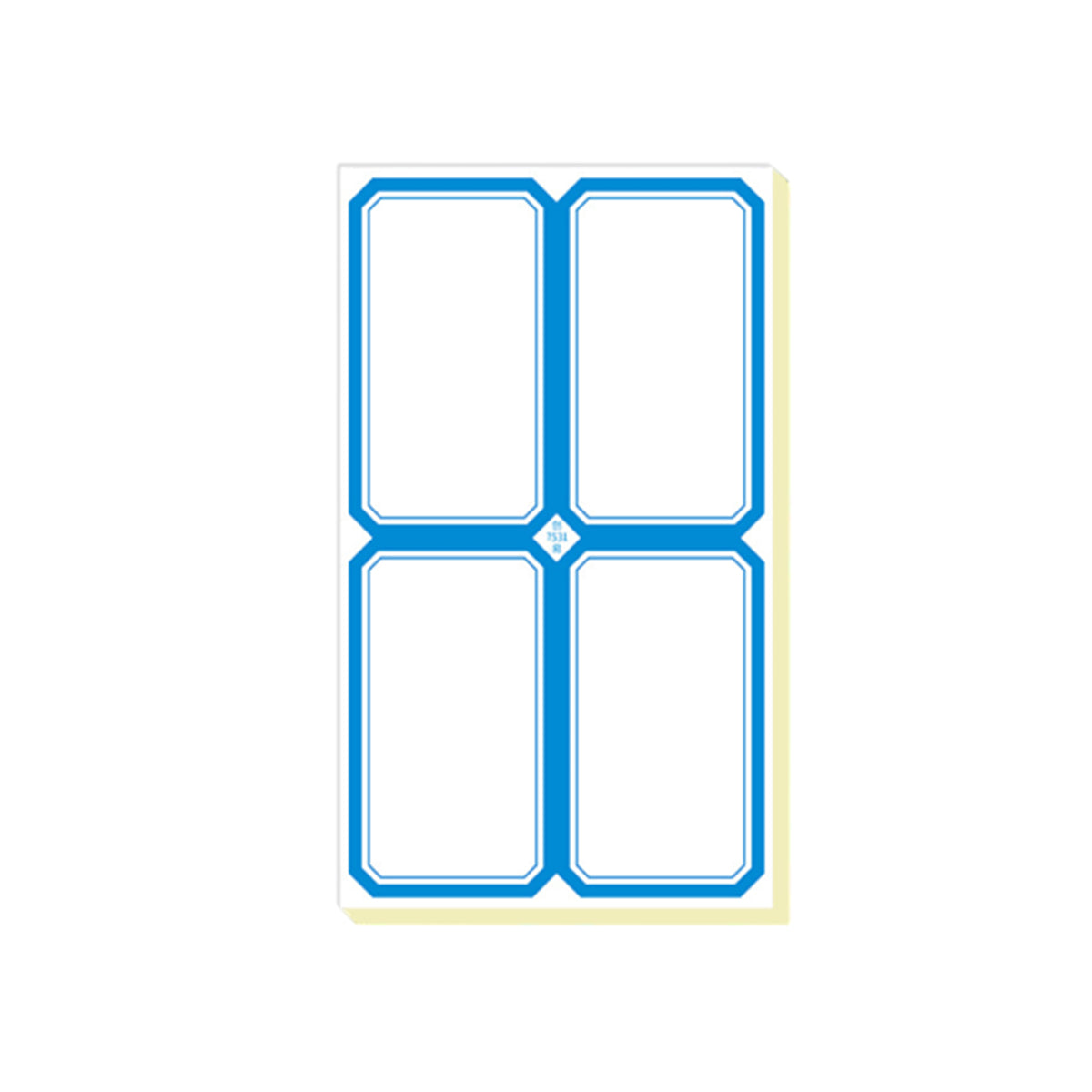 100pcs Self Adhesive Price Stickers Blank Name Number Labels for Inventory