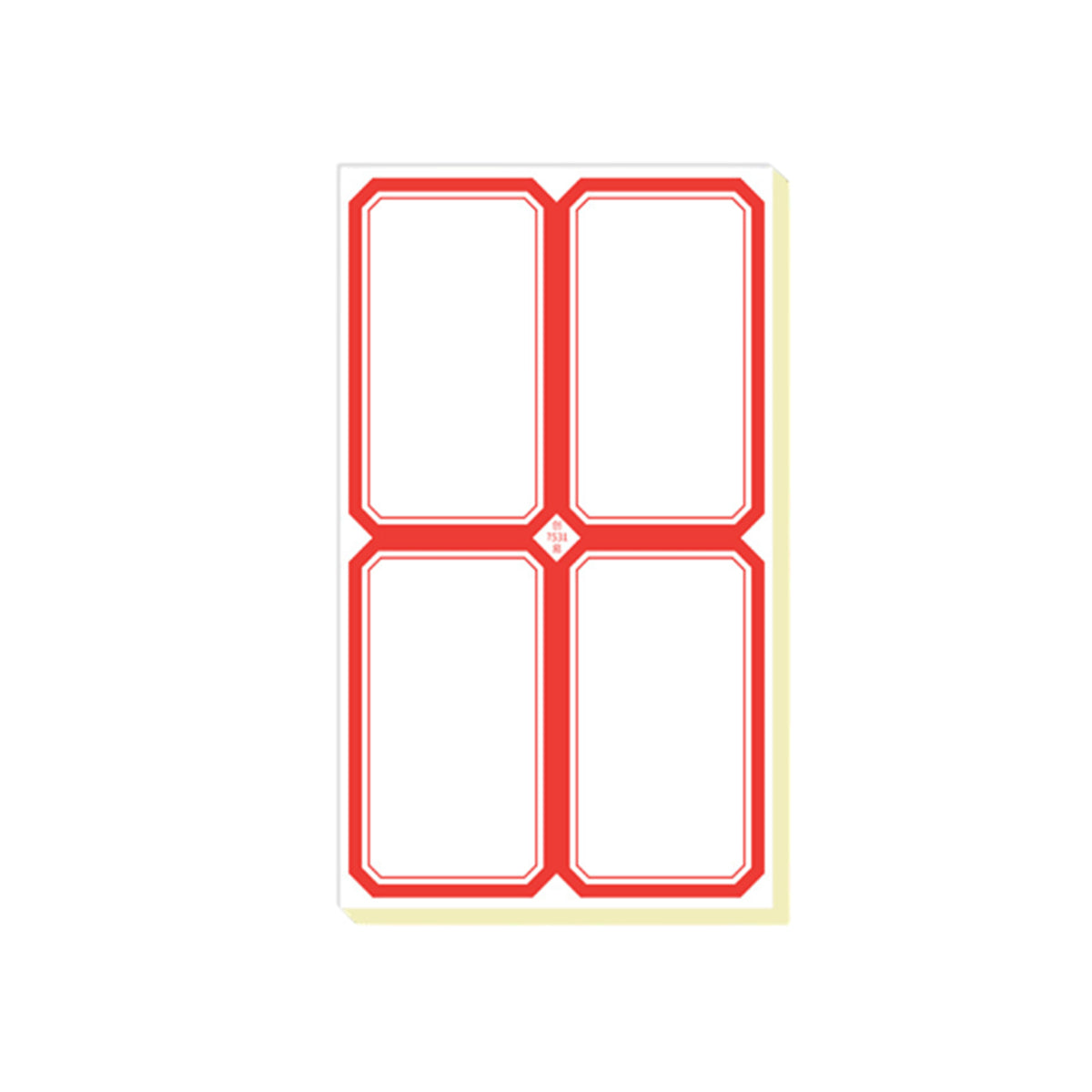 100pcs Self Adhesive Price Stickers Blank Name Number Labels for Inventory