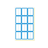 100pcs Self Adhesive Price Stickers Blank Name Number Labels for Inventory