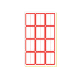 100pcs Self Adhesive Price Stickers Blank Name Number Labels for Inventory