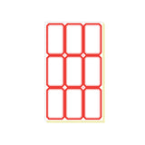 100pcs Self Adhesive Price Stickers Blank Name Number Labels for Inventory