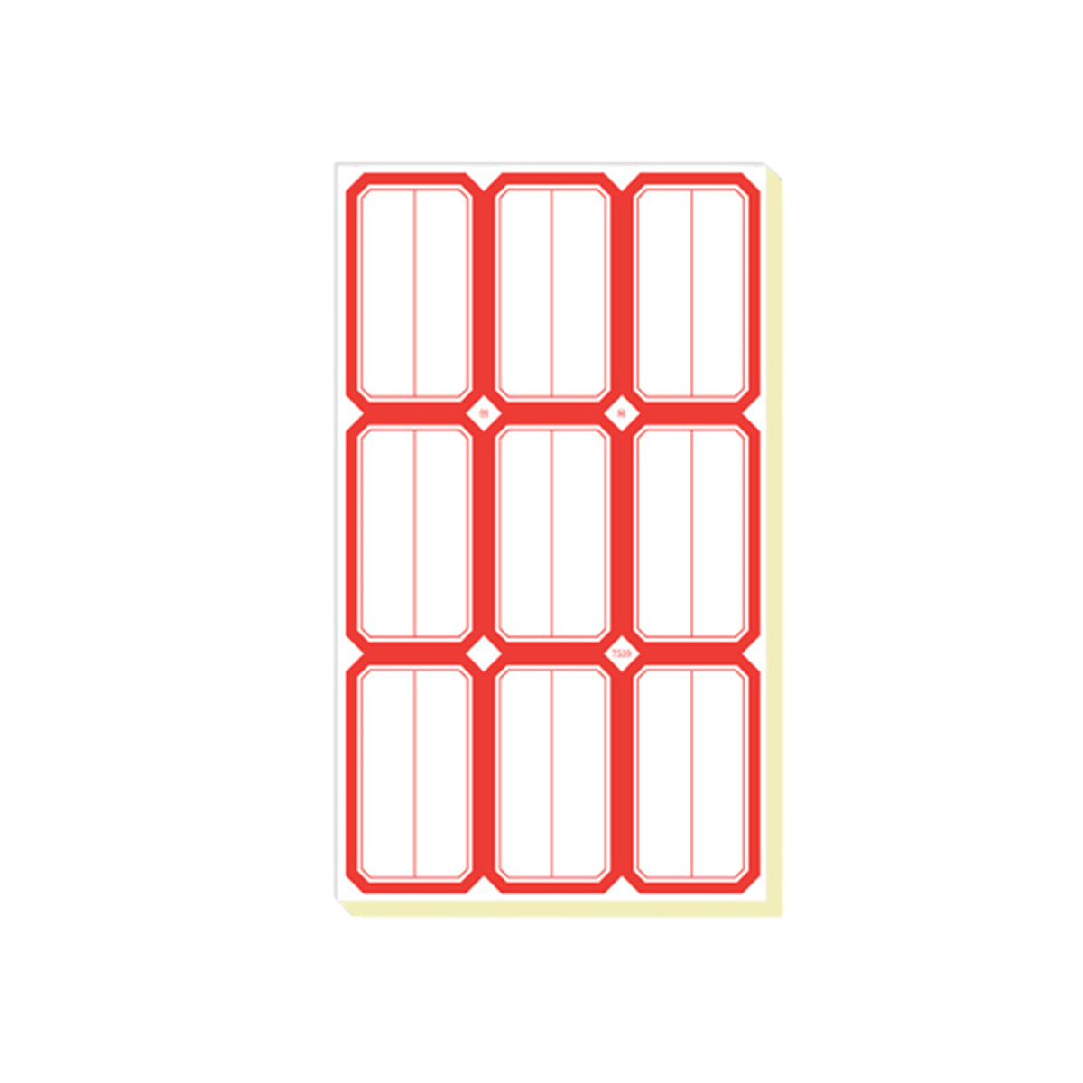 100pcs Self Adhesive Price Stickers Blank Name Number Labels for Inventory
