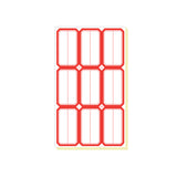 100pcs Self Adhesive Price Stickers Blank Name Number Labels for Inventory