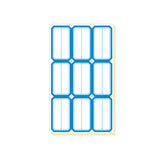100pcs Self Adhesive Price Stickers Blank Name Number Labels for Inventory