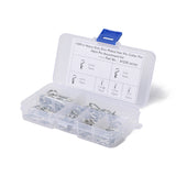100PCS Heavy Duty R Clips Pins Zinc Plated Tractor Hitch Assortment