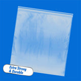 Self Sealing Ziplock Storage Bags Transparent Packaging Pouches