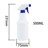 3PCS 500ml White Plastic Spray Bottle Trigger Dispenser Garden