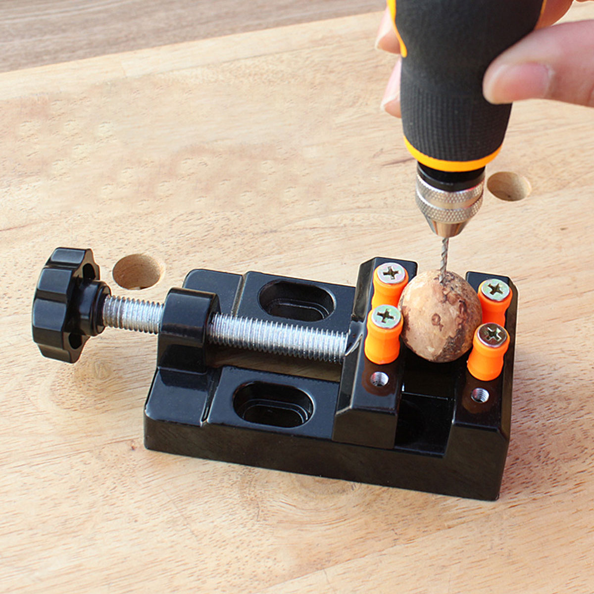 Mini Flat Clamp Table Vise Bench Drill Press Vice DIY Tools
