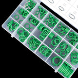 270PCS Automotive Green Rubber O-Ring Seal Repair Kit Set