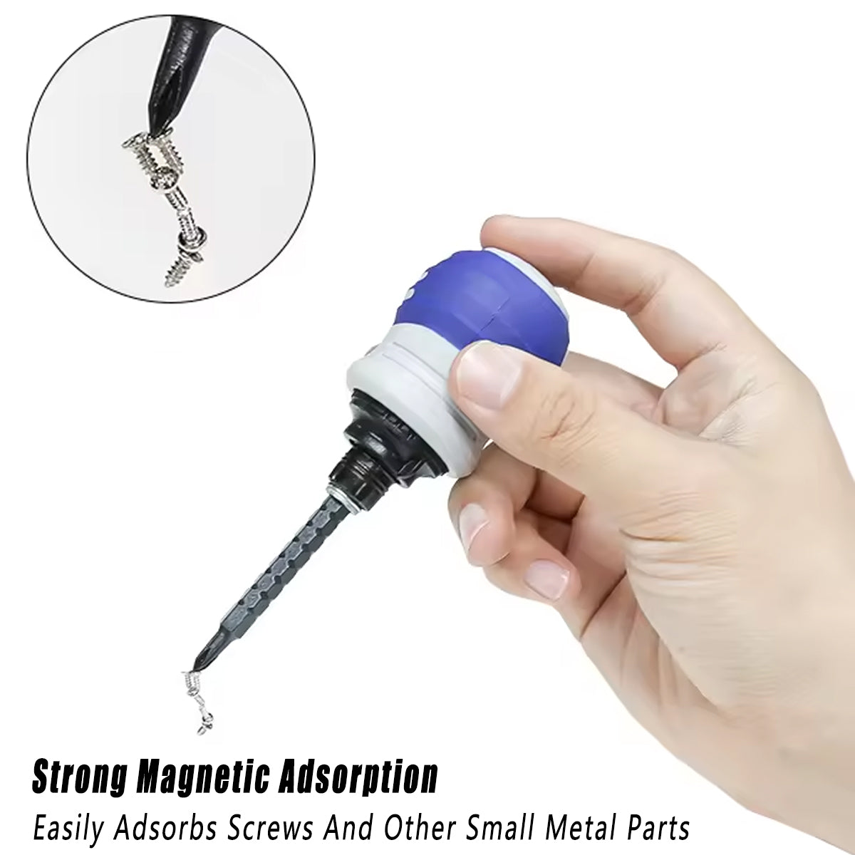 2PCS Ratchet Stubby Screwdriver Set Telescopic Dual-Purpose