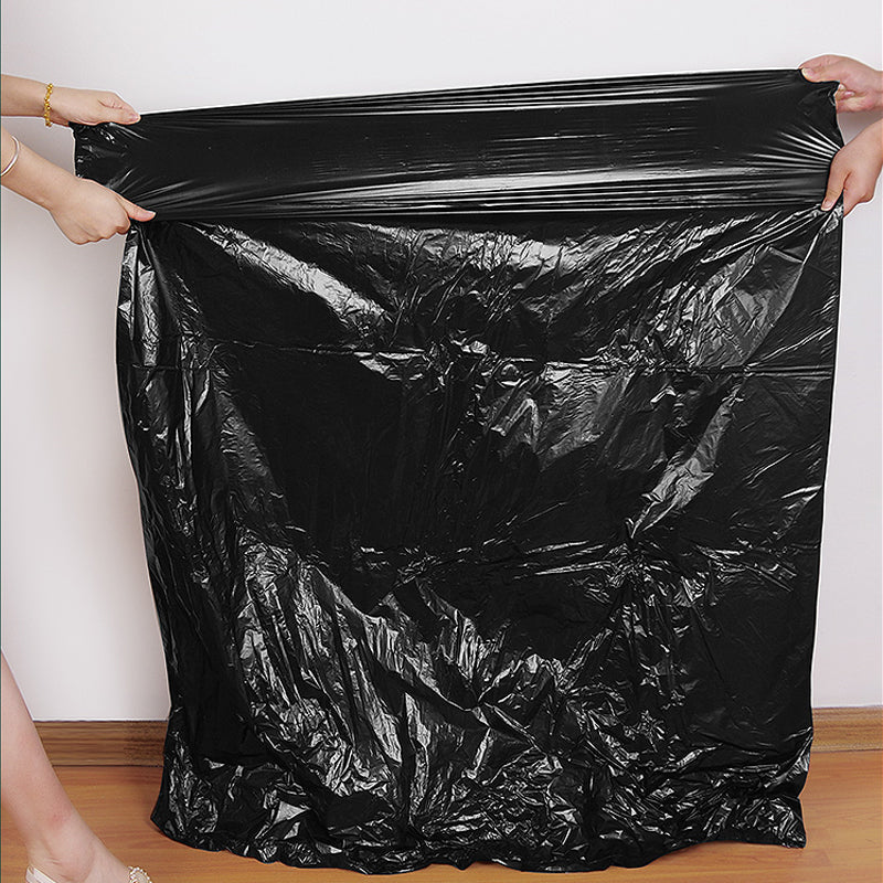 Large Black Garbage Bags 100PCS Heavy Duty Trash Liners