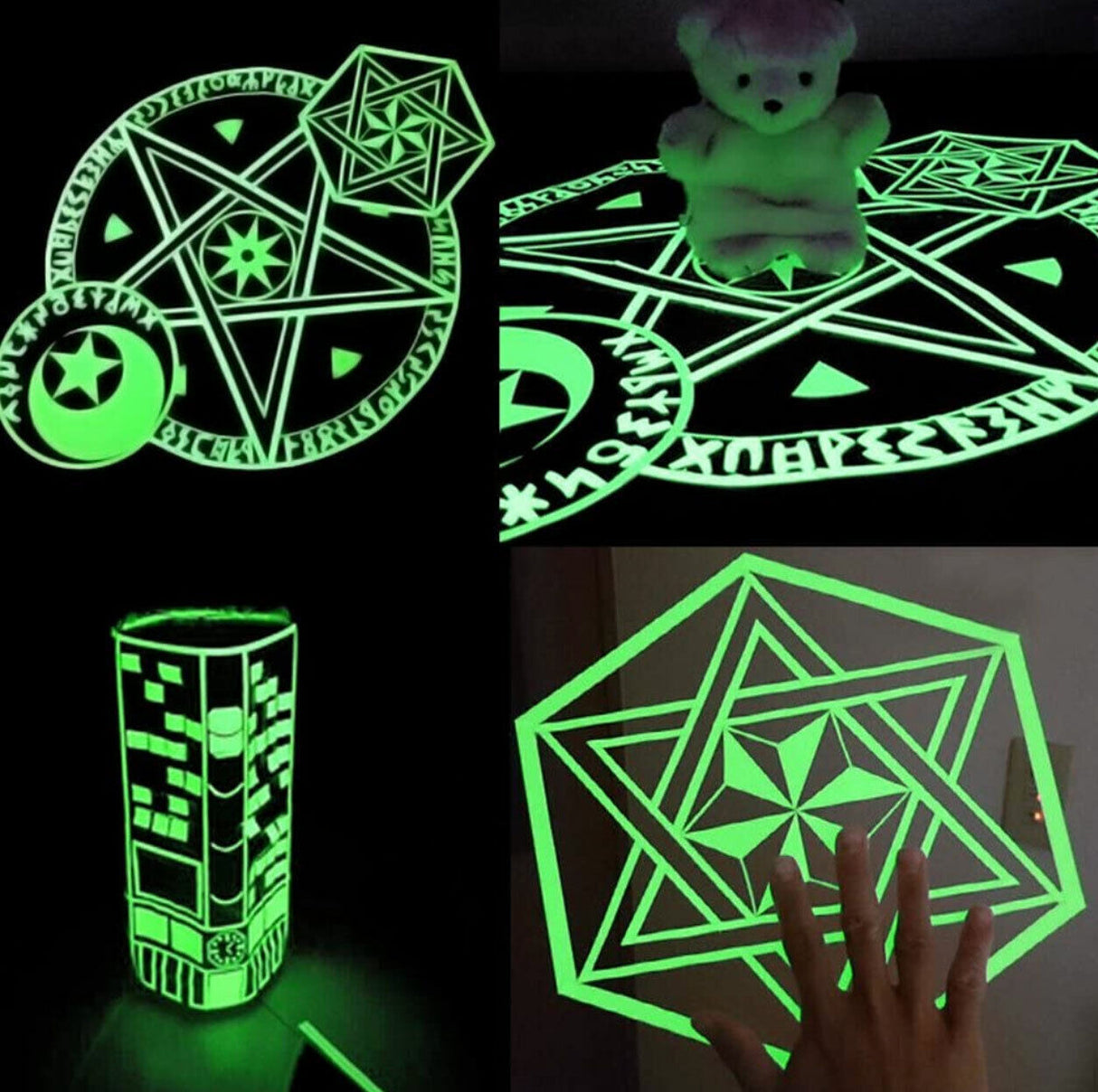 Luminous Fluorescent Night Glow Tape Self Adhesive Safety Sticker