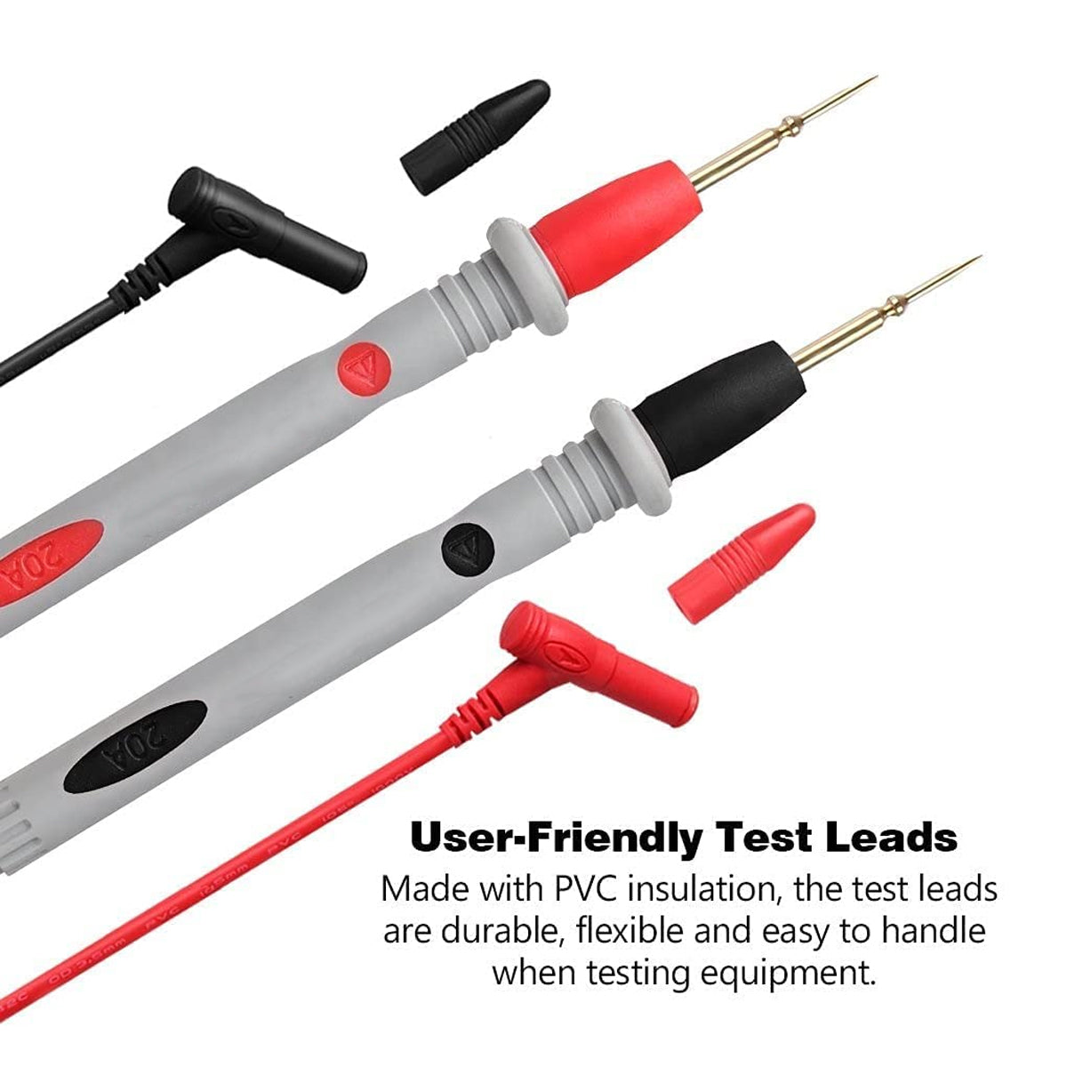 Universal Multimeter Test Pen Leads with Clip Accessories