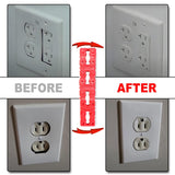 Red Switch & Receptacle Spacers Adjustable Electrical Tool