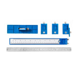 Woodworking Drill Guide Punch Locator Ruler for Furniture Carpentry