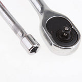 12PCS Socket Ratchet Wrench Set Quick Release 1/4" Tool Kit