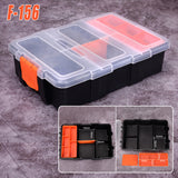 Clear Plastic Storage Box Multi Compartment Small Parts Organizer