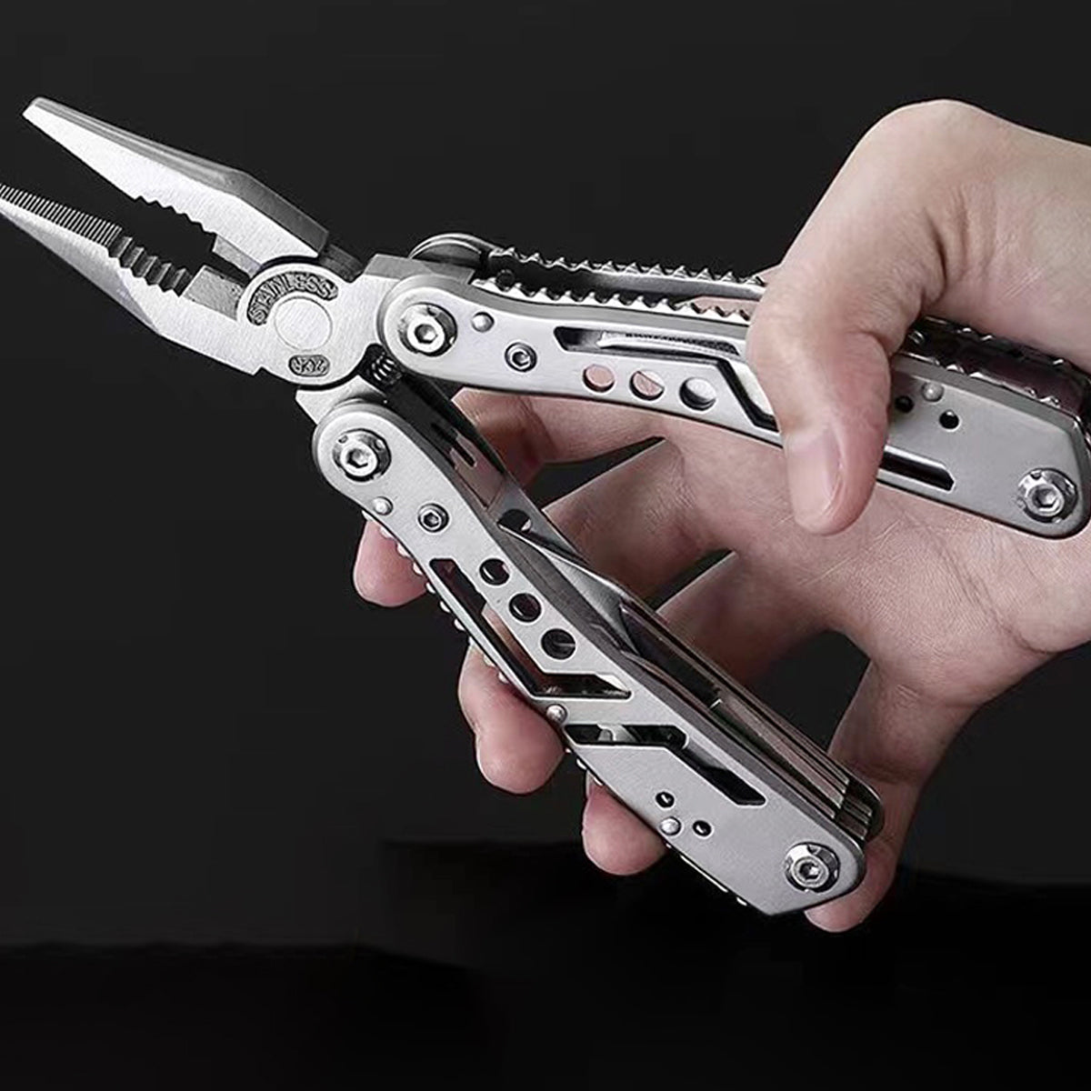 Outdoor Camping 12-in-1 Folding Pliers Survival Tool