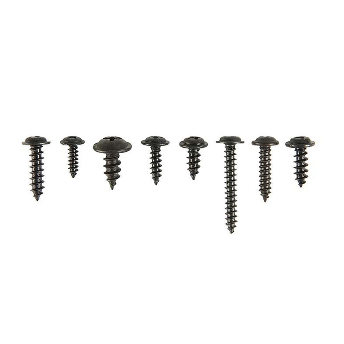 340PCS Black Self-Tapping Screws Assortment for Metal Wood
