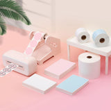 Pink Label Paper Holder Organizer Stand for Desk and Shelf Storage