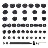 52-Piece Wheel Bearing Installation Tool Set for Automotive Hub Service