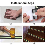 Non-Slip Safety Tape Strip Luminous Anti-Skid Floor Stair Sticker