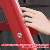 4 Step Folding Carbon Steel Heavy Duty Ladder with Tool Rack