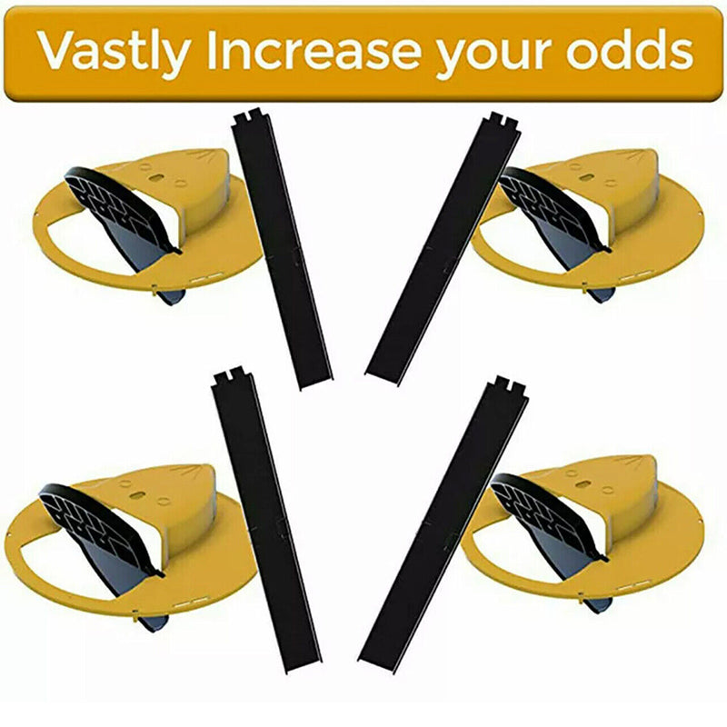 Flip N Slide Bucket Lid Mouse Rat Trap With Ladder Mousetrap Catcher