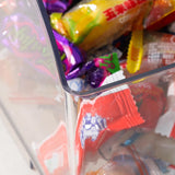 10PCS Clear Plastic Storage Boxes Food Display Organizer Set