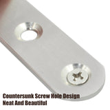 10PCS 90 Degree L-Shaped Angle Brackets Stainless Steel Furniture Support