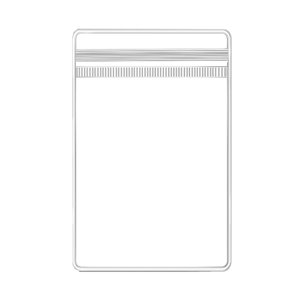 100pcs PVC Self-Sealing Jewelry Bags Dustproof Anti-Oxidation