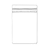 100pcs PVC Self-Sealing Jewelry Bags Dustproof Anti-Oxidation