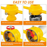 6PCS Plumbing Pipe Thread Die Set for Plastic Water Pipes