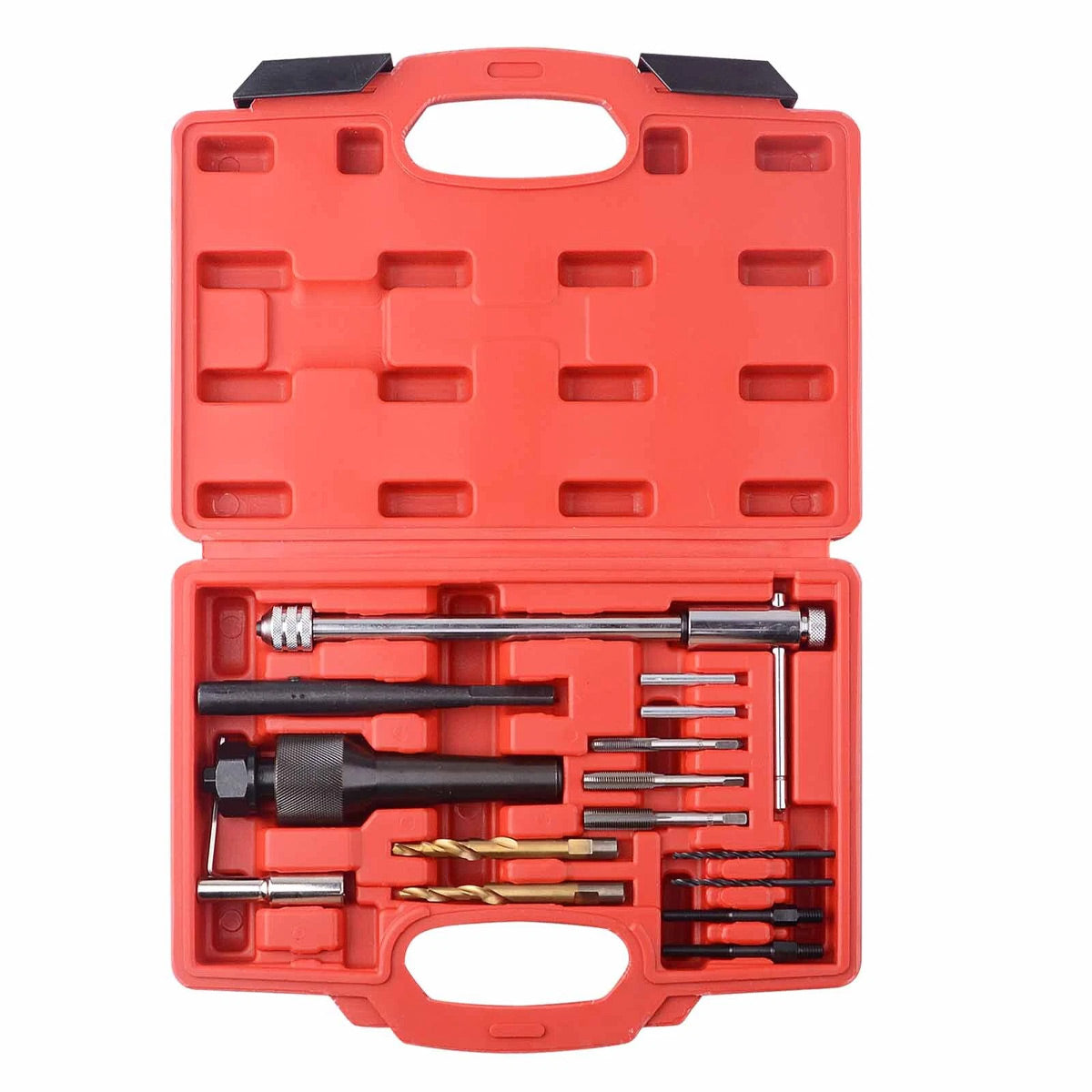 16PCS Damaged Glow Plug Removal Thread Repair Tool Set