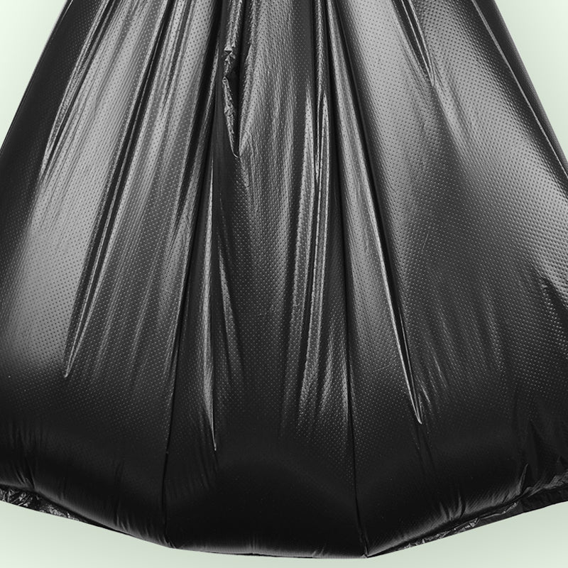 Large Black Garbage Bags 100PCS Heavy Duty Trash Liners
