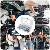 80PCS Stainless Steel M4-M8 Sheet Metal Nut Clips Assortment