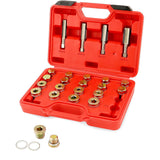 64PCS Oil Pan Drain Plug Thread Repair Kit M13–M20 for Engine Maintenance