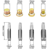64PCS Oil Pan Drain Plug Thread Repair Kit M13–M20 for Engine Maintenance
