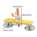 2pcs Magnetic Welding Ground Clamps Heavy Duty Holder