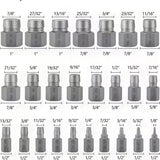 25PCS Damaged Screw Extractor Multi-Spline Easy Out Bolt Remover Set