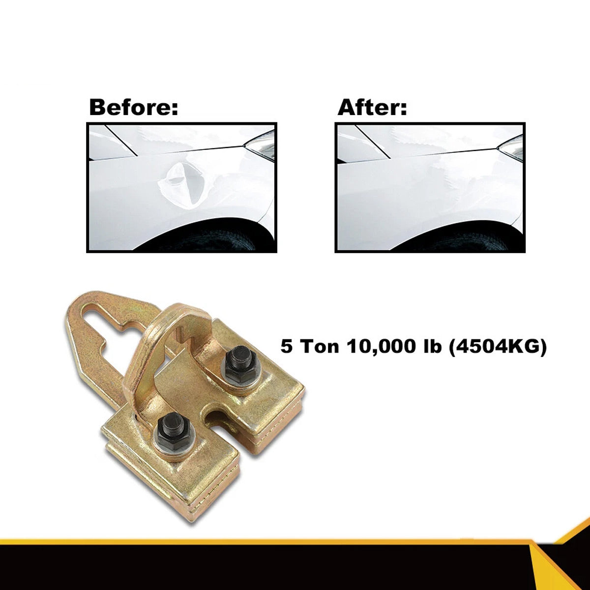 3-Ton Auto Body Pull Clamp Self-Tightening for Dent Panel Repair
