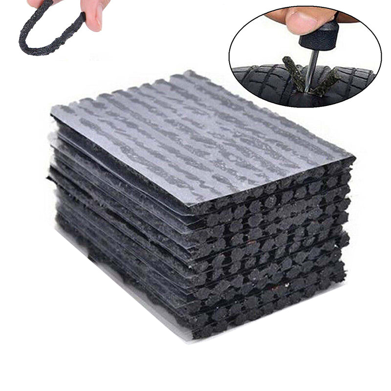100PCS Tyre Repair Plugs Tubeless Car Tire Puncture Seal Strips