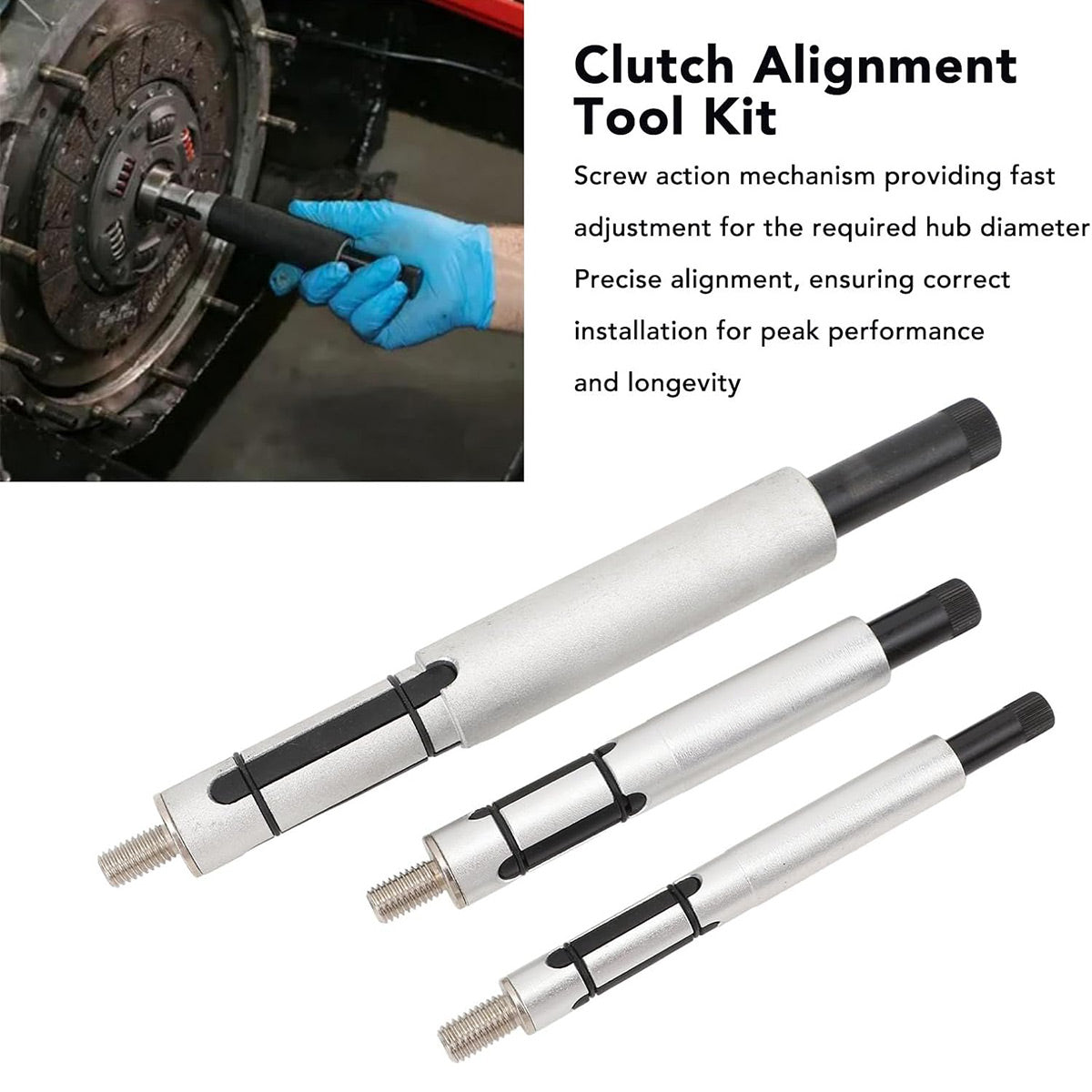 11PCS Clutch Alignment Tool Kit for Car Transmission Repair