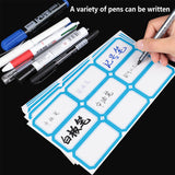 100pcs Self Adhesive Price Stickers Blank Name Number Labels for Inventory