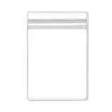 100pcs PVC Self-Sealing Jewelry Bags Dustproof Anti-Oxidation