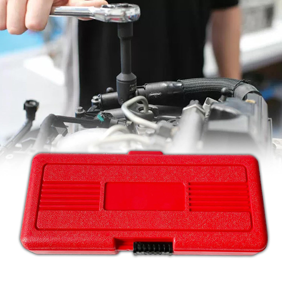 6PCS Fuel Line Wrench Set Swivel Head CR-V for Car Truck