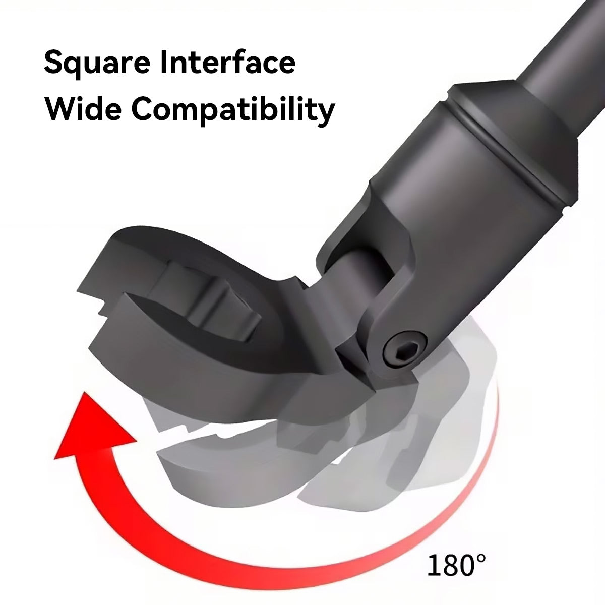 6PCS Flexible Head Fuel Line Wrench Set 12–19mm CR-V Steel