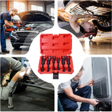 6PCS Flexible Head Fuel Line Wrench Set 12–19mm CR-V Steel