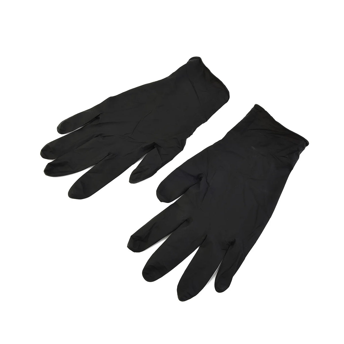 50Pairs Black Nitrile Gloves for Hairdresser Mechanic Chemical Use